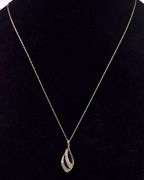 Beautiful Yellow Gold Diamond Pendant Necklace