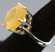 Glowing 36.28ct untreated Fire Opal ring