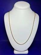Sharp 17 Gram 14 Kt Gold Plated Rope Chain