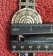 Vintage Style 47.8 Gram Aztec Wheel of the Moon Bangle Bracelet