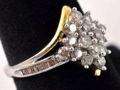 Ravishing Two-Tone Gold Diamond Ring