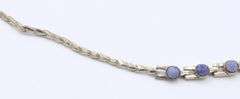 Vintage 925 Sterling Silver Lapis Necklace