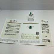 CERTIFIED 14K WHITE GOLD DIAMOND AND EMERALD RING