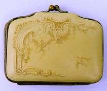 Antique French Celluloid Change Purse