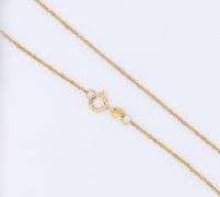 18kt Yellow Gold Tiny Rope Chain Necklace