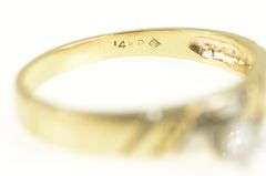 14K Yellow Gold 0.21 Ct Classic Diamond Solitaire Engagement Ring