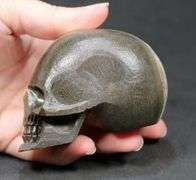 Dual faced 1,710ct Quartz Skull Carving