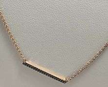 BRAND NEW 14K ROSE GOLD AND DIAMOND NECKLACE
