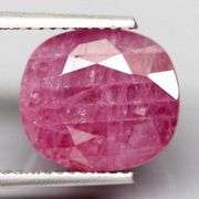 Rich violet red 6.19ct Winza Ruby