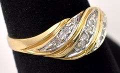 Darling Diamond Dome Top Ring in 14K Yellow Gold