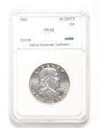 PR69 1950 Franklin Half Dollar - Graded NNC