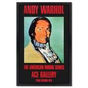 American Indian Series (Black) by Andy Warhol
