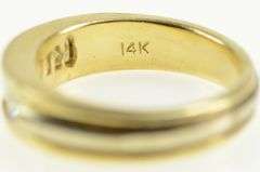 14K Yellow Gold 1.45 Ctw Princess Diamond Channel Band Ring