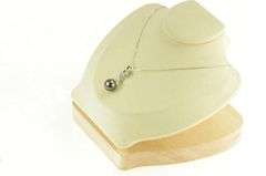 18K White Gold Black Tahitian Pearl 0.75 Ctw Diamond Drop Pendant