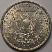 1880-O Morgan Silver Dollar With Luster