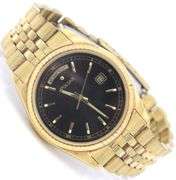 Pulsar Day Date Presidential Quartz 2 Tone Watch