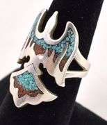 Sterling Silver Native American Thunderbird Ring