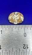 Sparkling Rare 9.5 Ct VVs1 Peach Color Fire Moissanite Solitaire