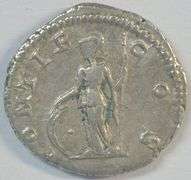 Lovely top end Emperor Geta Roman Silver Denarius, 198-209 AD