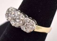 Elegant 14K Yellow Gold Diamond Ring