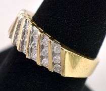 Delightful Diamond Band Ring in 14K Yellow Gold