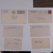 2 First Lady Autographs Taft & Coolidge
