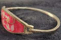 BEAUTIFUL SILVER MOTHER OF PEARL BANGLE BRACELET
