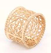 Fabulous 18kt Yellow Gold Wide Filagree Band