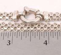 Sterling Silver Mesh Chain Necklace