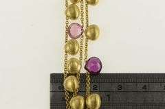 18K Yellow Gold Marco Bicego Mixed Stone & Tear Drop Bracelet