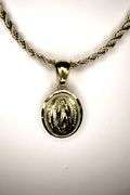 Amazing Virgin Guadelupe Mother Mary Fine Detailed 14 Kt  Gold Plated Pendant