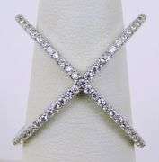 2 Sterling Silver CZ Rings