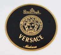 Versace Medusa Dinner Plate with COA & Box