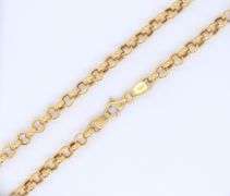 Fantastic Yellow Gold Rolo Chain Necklace