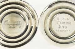 Sterling Silver Premier B&M Weighted Candle Stick Set Fine Silver