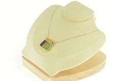 18K Yellow Gold Lapis Citrine Chrysoprase Diamond Statement Pendant