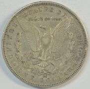 Very high grade 1890-CC Morgan Silver Dollar. Key date