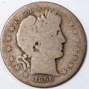 1896 S Barber Half Dollar