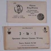 2 Antique Magic Games in Original Envelopes