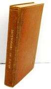 Antique Dictionary of Dates Leather Book