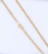 Modern and Chic 18kt Yellow Gold Rolo Chain Necklace