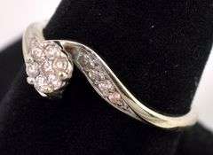 Darling Cluster Diamond Ring in White Gold