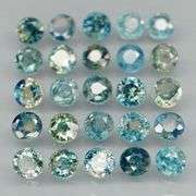 Heated only! 4.12ct blue green Sapphire set