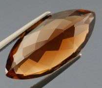 Stunning 15.36ct marquise cut Imperial Topaz