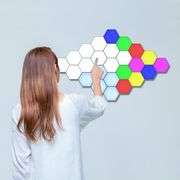 Modular Honeycomb Wall Lights: Creative Illumination