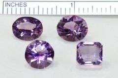 Sparkling Natural Amethyst - Lot of 4