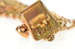 Victorian Ornate Scrollwork Chain Watch Fob