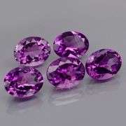 Rich 8.0ct top violet Bolivian Amethyst set