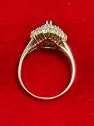 CERTIFIED 14K YELLOW GOLD DIAMOND AND EMERALD RING