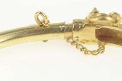 14K Yellow Gold 2.36 Ctw Oval Natural Opal Diamond Bangle Bracelet